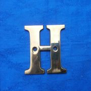Messing letters 8 cm H